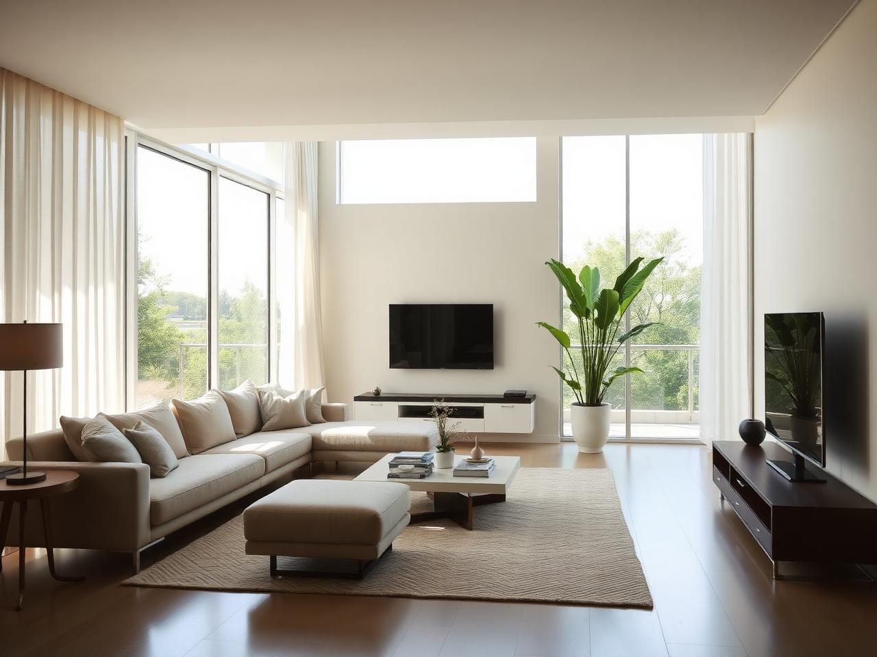 Apartamento claro com varanda