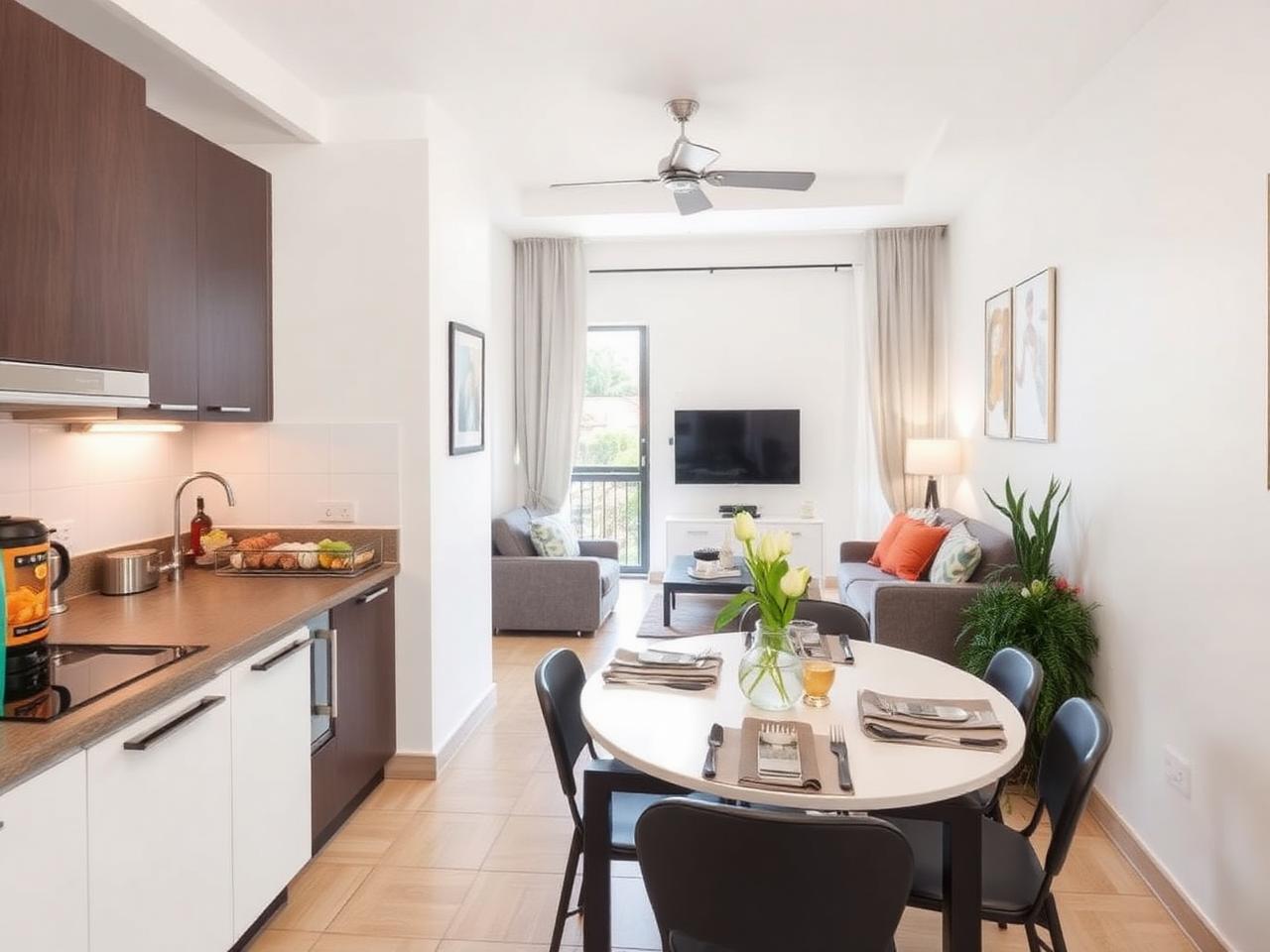 Apartamento compacto perto do centro